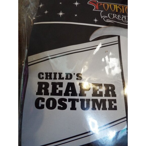 Halloween Costume Childs Reaper Size Small pre owned - Picture 3 of 8